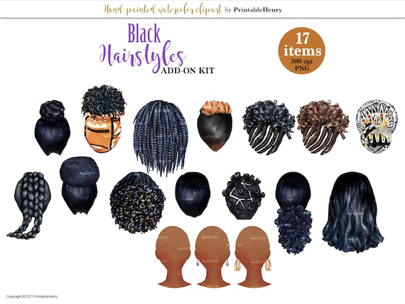 Black Girl Hair Clipart Afro Hairstyles Brown Skin Tone Girl - Etsy Black Girl Hair Clipart Afro Hairstyles Brown Skin Tone Girl - Etsy