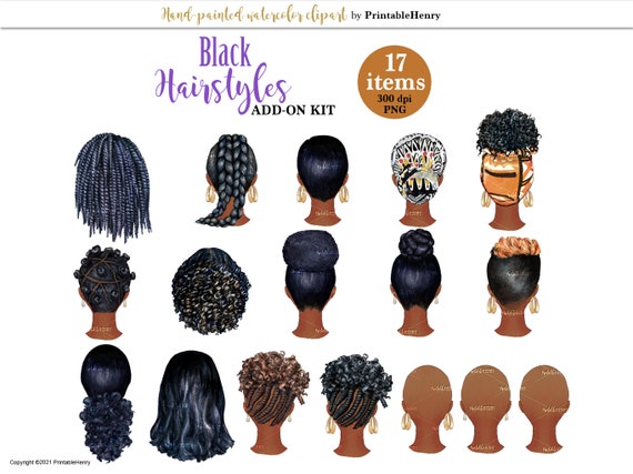 Black Girl Hair Clipart Afro Hairstyles Brown Skin Tone Girl - Etsy Black Girl Hair Clipart Afro Hairstyles Brown Skin Tone Girl - Etsy