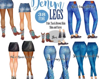 Jeans Clipart Etsy