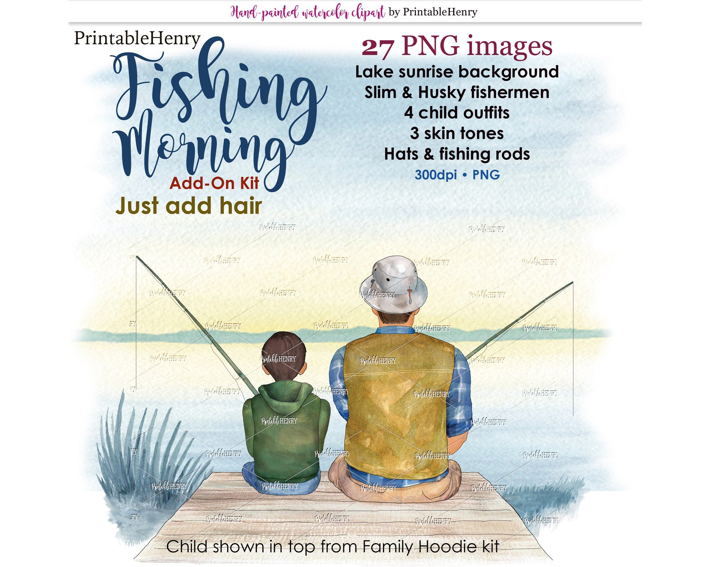 Watercolor Fishing PNG Watercolor Fishing Bobbers Clipart for