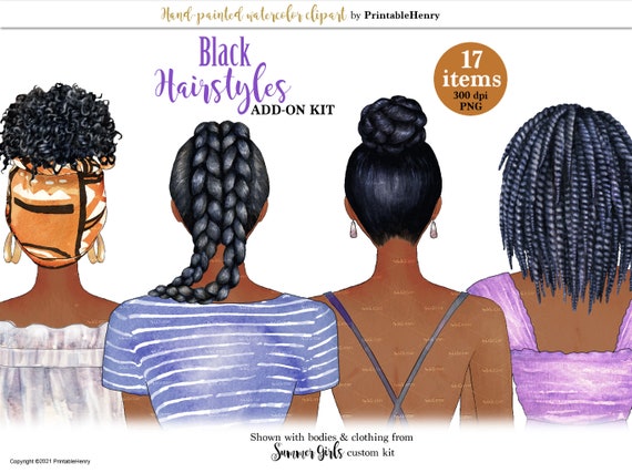 Black Girl Hair Clipart Afro Hairstyles Brown Skin Tone Girl - Etsy Black Girl Hair Clipart Afro Hairstyles Brown Skin Tone Girl - Etsy