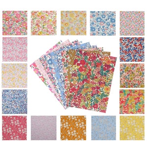 Feuilles adhésives Liberty Print A6, A5 ou A4 16 impressions