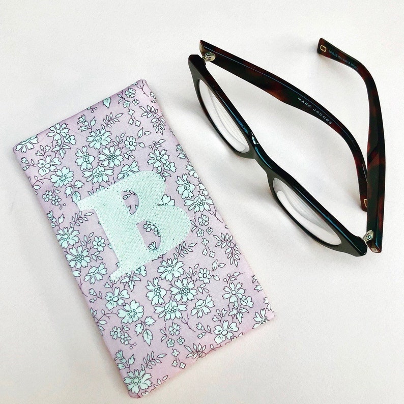 Liberty Print Personalised Glasses Case in five Liberty Tana Lawn Classic Prints