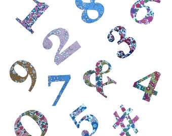 Iron on Numbers - Etsy UK