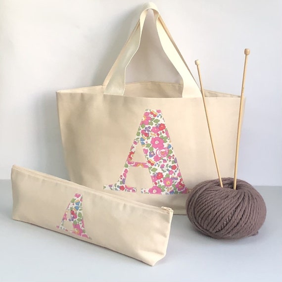 knitting totes and cases