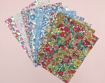 Liberty Print Adhesive Sheets A6