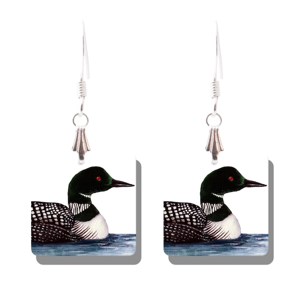 Loon Earrings Etsy