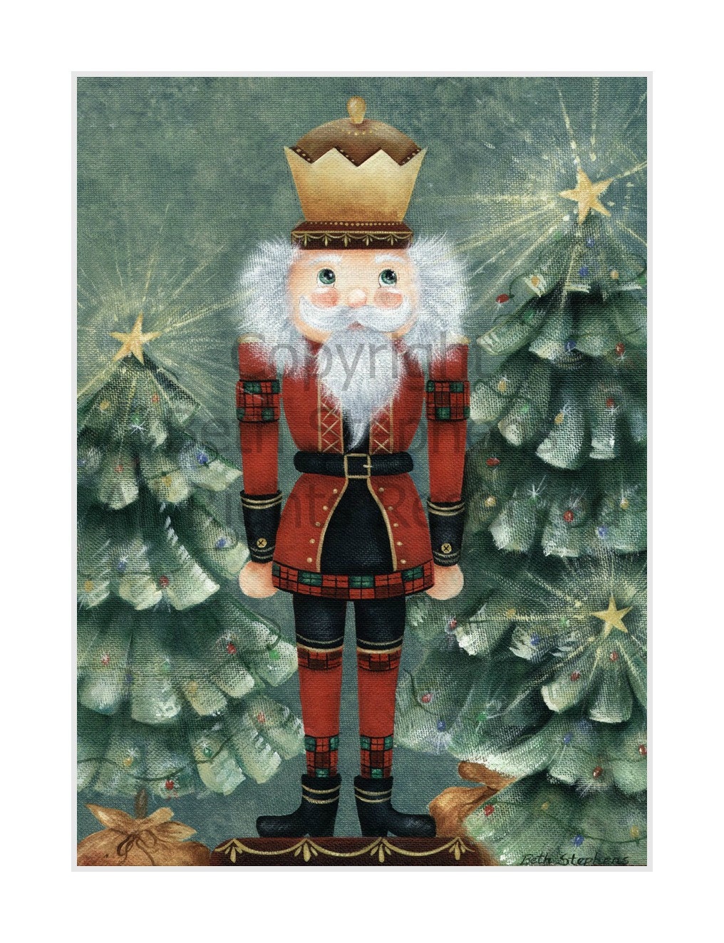 Nutcracker Framed Art Nutcracker Ballet King Nutcracker The Etsy