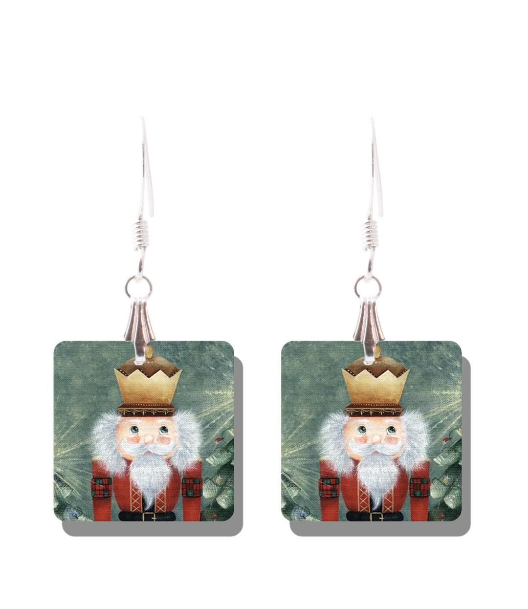 Nutcracker Earrinngs , Nutcracker Jewelry, Drop Earrings, King