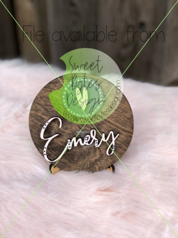 Download Art Collectibles Clip Art Instant Download Glowforge File Digital Floral Milestone File Laser Engraved Digital Svg File Birth Announcement Svg Digital File