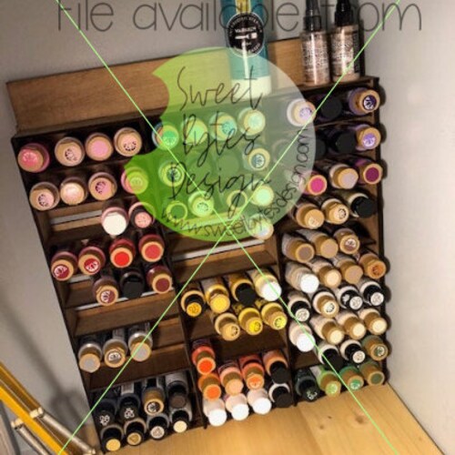 Craft Paint/spice Rack SVG Laser FILE ONLY | Etsy