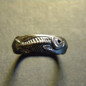 Fish Bone Ring: Sterling Silver