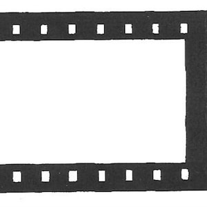 Sello de goma - Tira de película - Sin montar - Sin adhesivo - 62 mm de alto x 41 mm de ancho