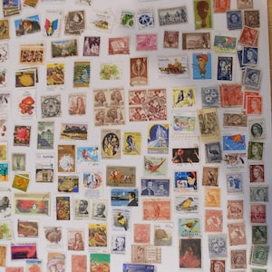 Sellos postales - Australia Más de 100 sellos diferentes con duplicados n.º 2035i
