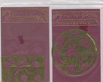 Craft & Hobby - Three small Dreamweaver stencils unused