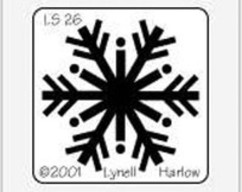 Snowflake - Steel Embossing & Stencilling Template by Stampendous