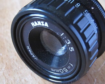 Hansa 50 mm f/3,5 Projection/Enlarger Lens. No focusing