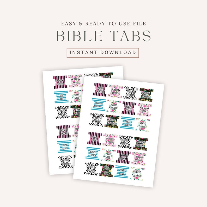Luke 12:27 |printable Bible Tabs| Bible Tab Digital File| Print and Cut ...