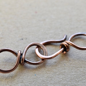 Oxidised Copper Clasp Handmade Artisan Infinity 1/5/15pcs