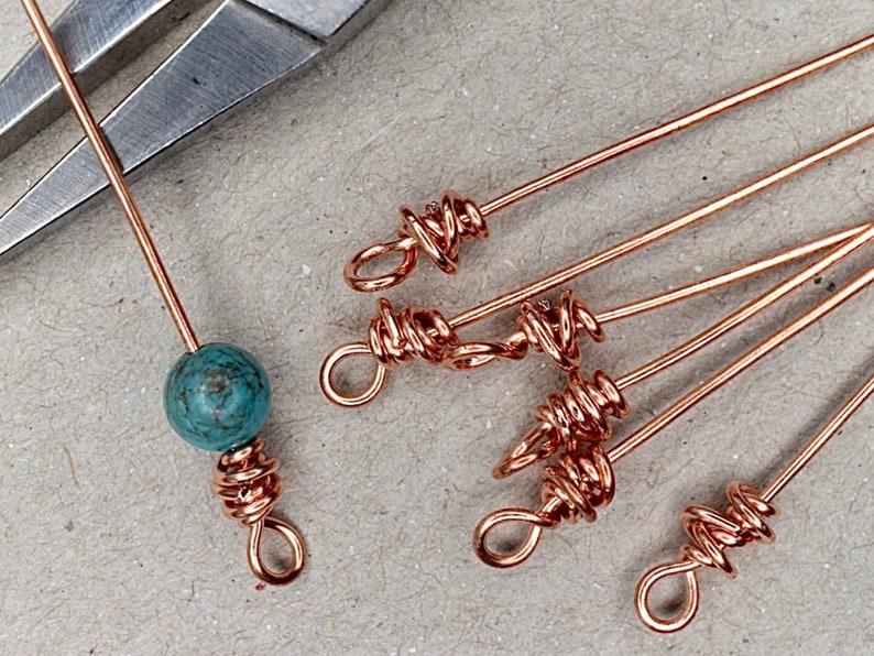 5/15 Pairs Copper Earring Hooks Ear Wires Handmade Artisan Etsy UK