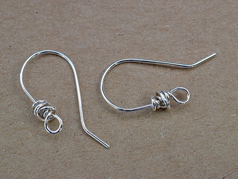 Sterling Silver Earring Hooks Ear Wires Handmade Artisan Bold Etsy