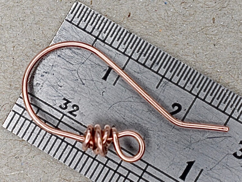 5/15 Pairs Copper Earring Hooks Ear Wires Handmade Artisan Etsy UK