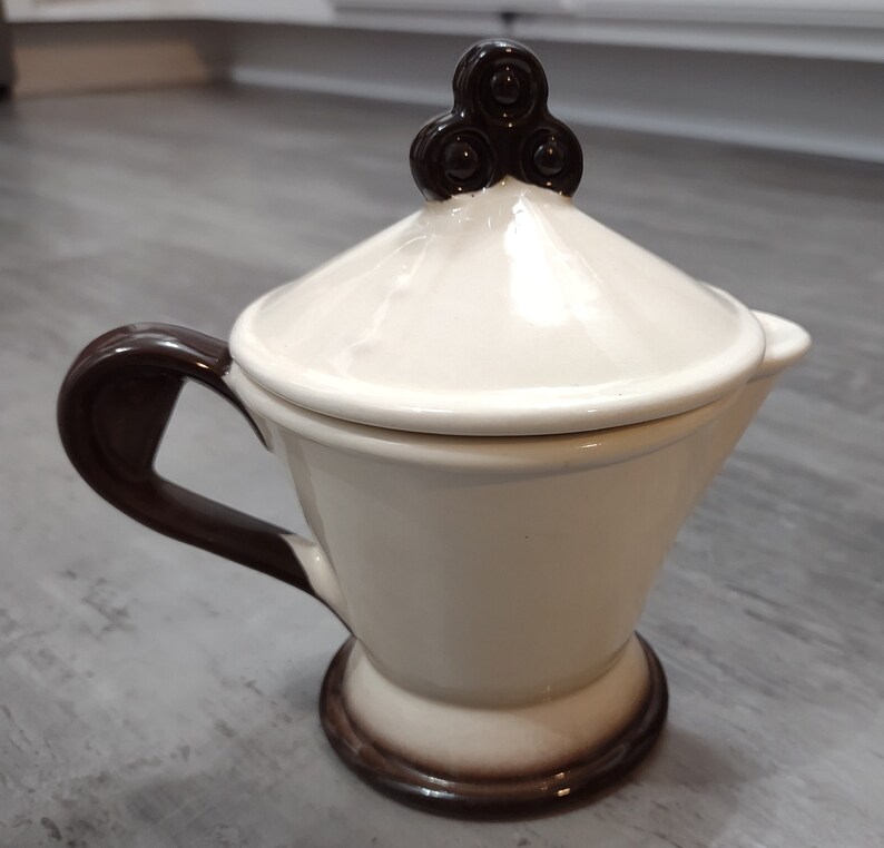 Poppy Trail by Metlox Holstein Herd Creamer Pitcher With Lid Etsy