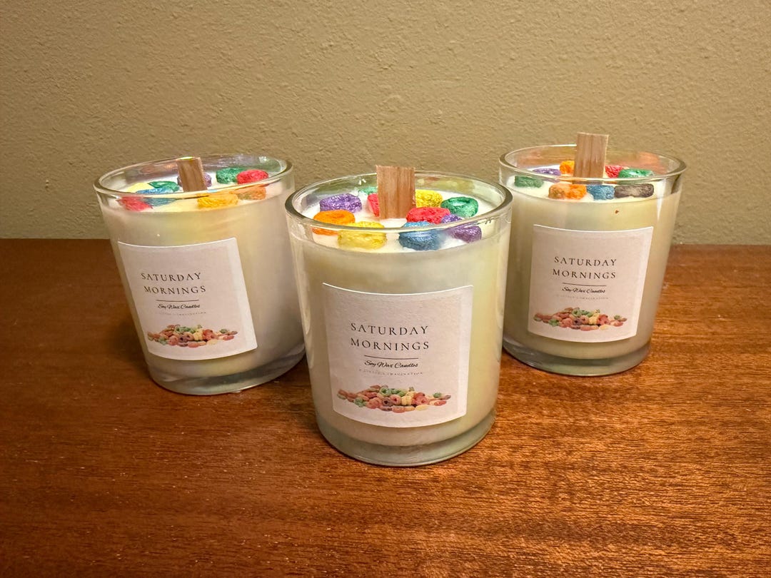 Upgraded Design - Wooden Wick - 10oz Deluxe Soy Candles - Scented - Etsy