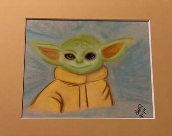 Mandalorian - The Child - Grogu Character Art