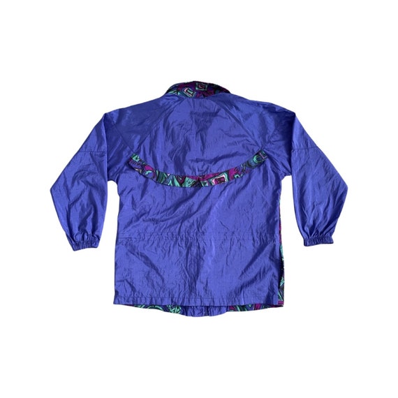 Vintage 90's abstract Reebok zip up windbreaker. … - image 3