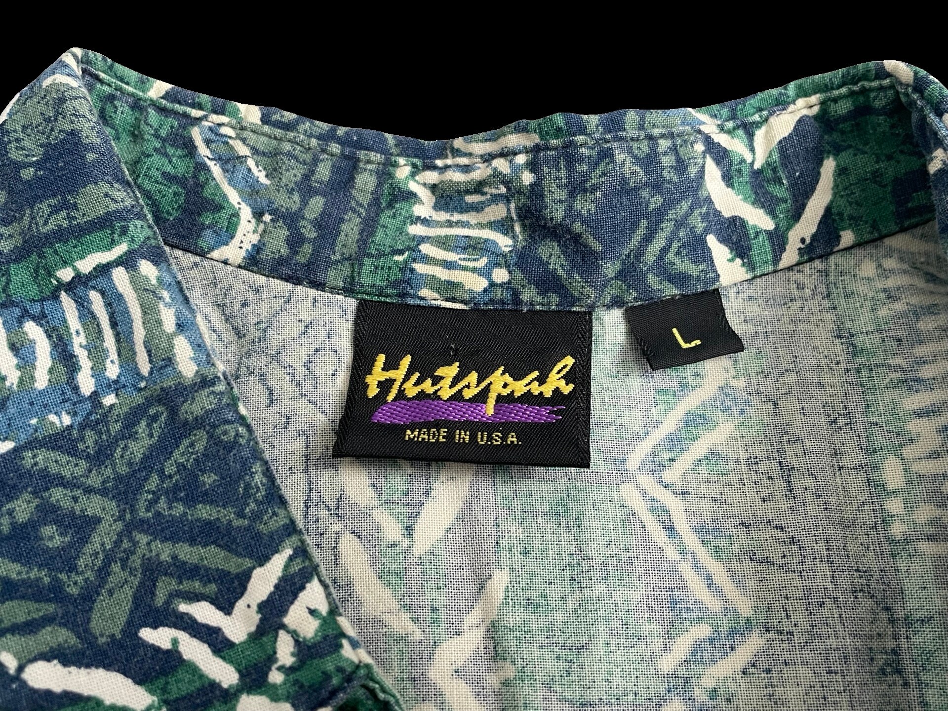Hutspah, Shirts, Vtg 8s 90s Hutspah Short Sleeve Mens M