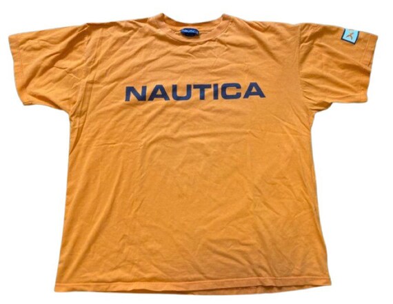 Orange sales nautica shirt