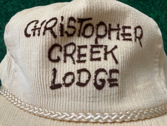 Vintage 90's corduroy "Christopher Creek Lodge" a… - image 2