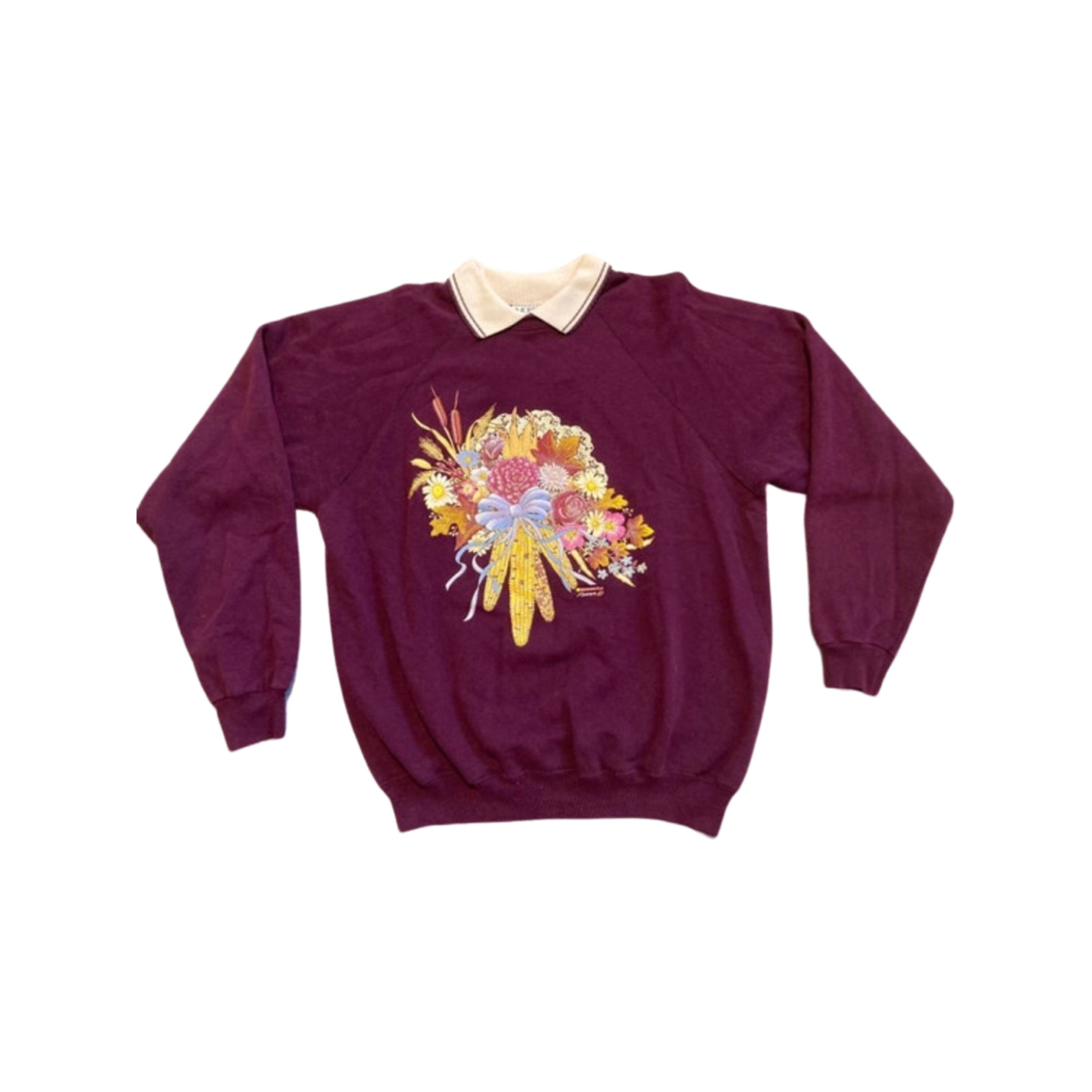 Collared Crewneck Sweatshirt 
