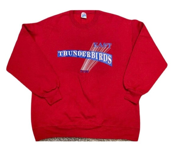 Vintage 80's Thunderbirds East Crewneck Sweatshir… - image 1