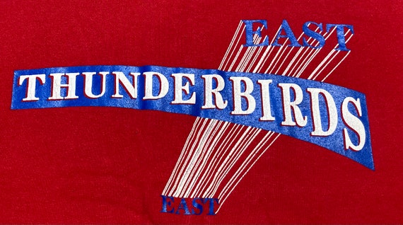 Vintage 80's Thunderbirds East Crewneck Sweatshir… - image 3