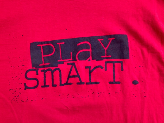 Vintage Nike "Grey" Label (1987-1994) "Play Smart… - image 2