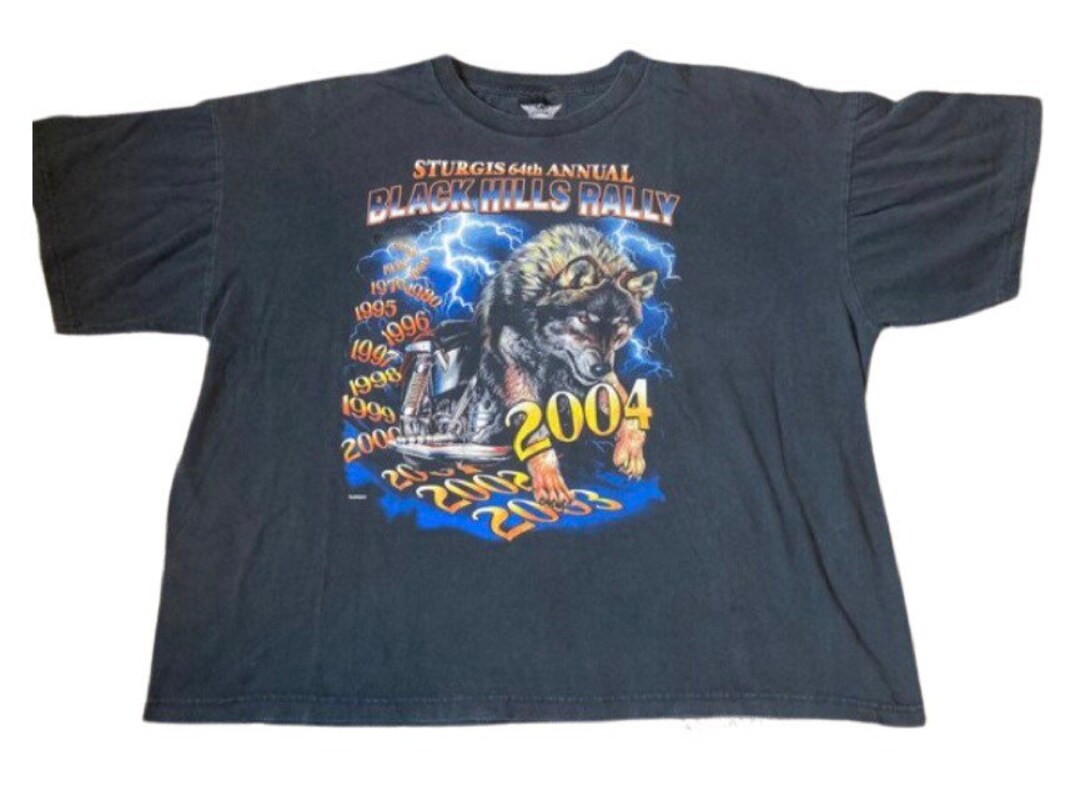 Vintage 2000's Era Black Hills Sturgis Rally T-shirt in - Etsy