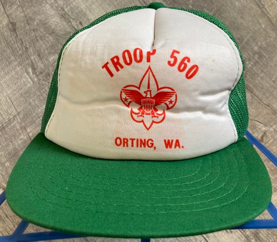 Vintage 90's Boy Scout Troop adjustable snapback … - image 2