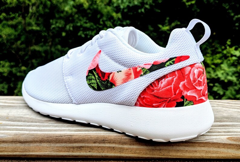 Custom Rose Floral Nike Roshe | Etsy