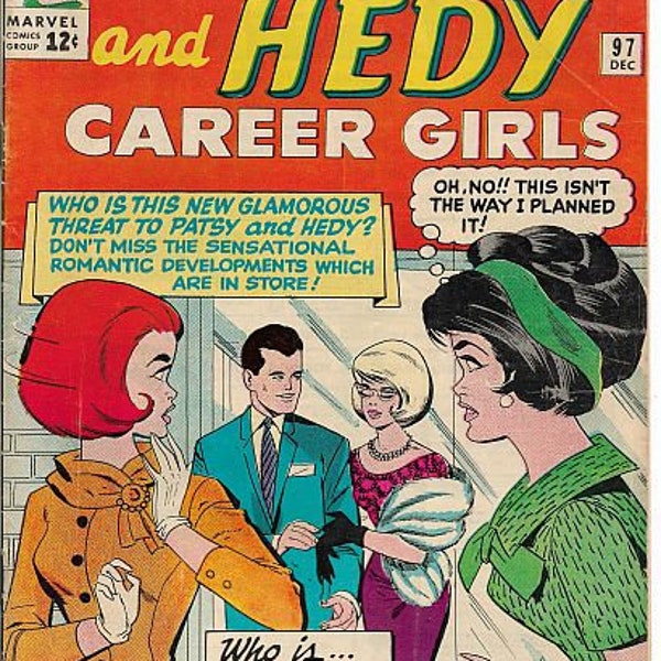 Patsy And Hedy #97 (1964) *Marvel Comics / Silver Age / Stan Lee / Romance*