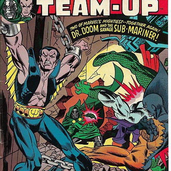 Super-Villain Team-Up #2 (1975) *Marvel Comics / Dr. Doom / Sub-Mariner*