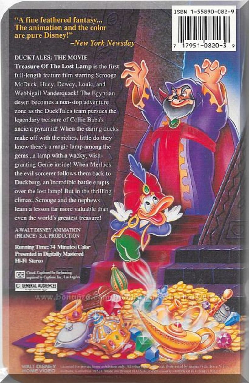 1990 DuckTales: The Movie - Treasure Of The Lost Lamp 1990 DuckTales: The Movie - Treasure Of The Lost Lamp