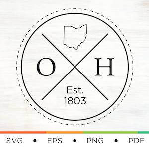 Ohio SVG - Ohio Home Svg - Ohio Logo Svg - OH Svg - State Svg - Home Svg - Logo Svg - Midwest Svg - Home State Svg - Digital Download - DIY