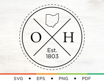 Ohio SVG - Ohio Home Svg - Ohio Logo Svg - OH Svg - State Svg - Home Svg - Logo Svg - Midwest Svg - Home State Svg - Digital Download - DIY