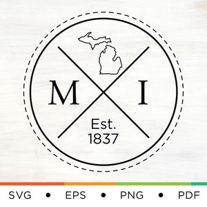 Michigan Home SVG - Michigan Logo SVG - Michigan Svg - State Svg - Home Svg - Logo Svg - Midwest Svg - Home State Svg - DIY - Download