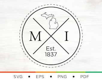 Michigan Home SVG - Michigan Logo SVG - Michigan Svg - State Svg - Home Svg - Logo Svg - Midwest Svg - Home State Svg - DIY - Download