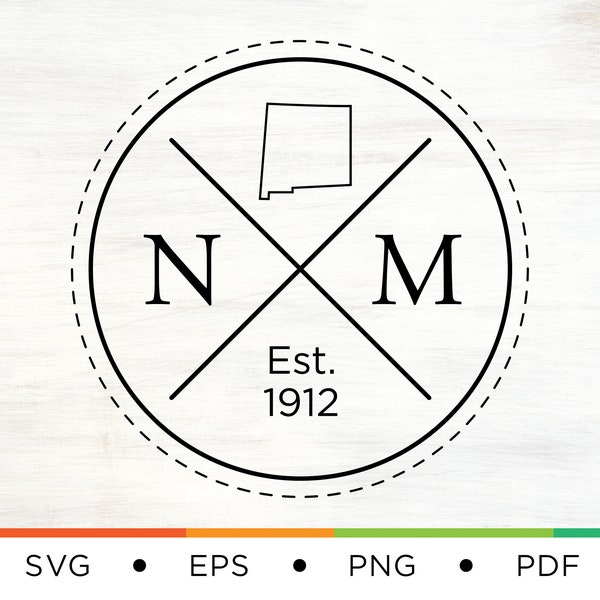 New Mexico Home SVG - New Mexico Logo Svg - New Mexico Svg - State Svg - Home Svg - Logo Svg - NM Svg - Home State Svg - Cross svg - Digital