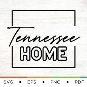 Tennessee Home Script Svg - Tennessee Home Svg - Tennessee SVG - State ...