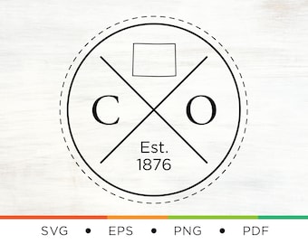 Colorado Home SVG - Colorado Logo Svg - Colorado Svg - State Svg - Home Svg - Logo Svg - CO Svg - Home State Svg - Cross svg - Digital File